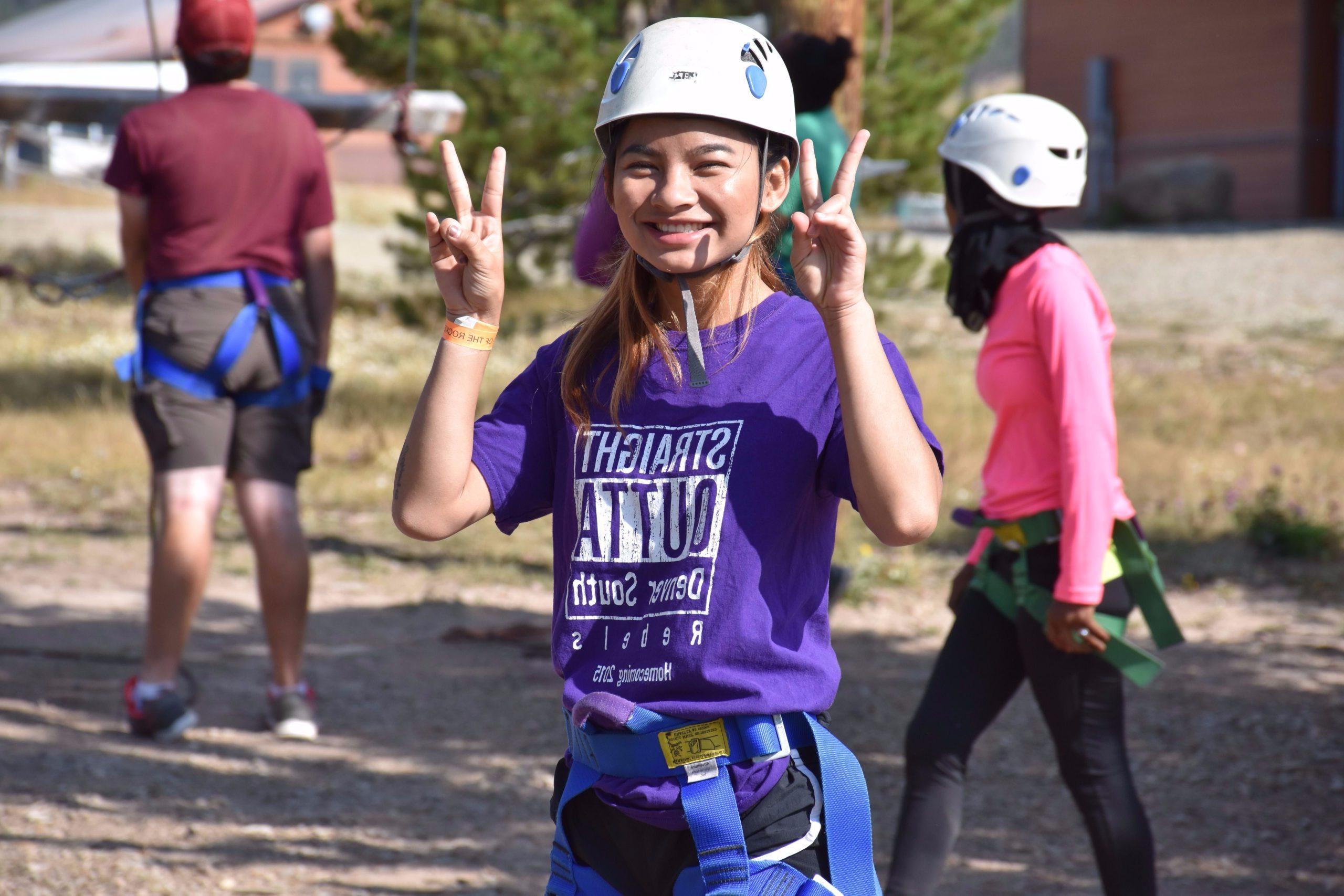 CAMP Student at retreat